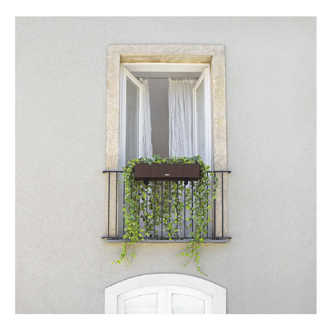 Кашпо Lechuza Balconera Cottage 80 белый